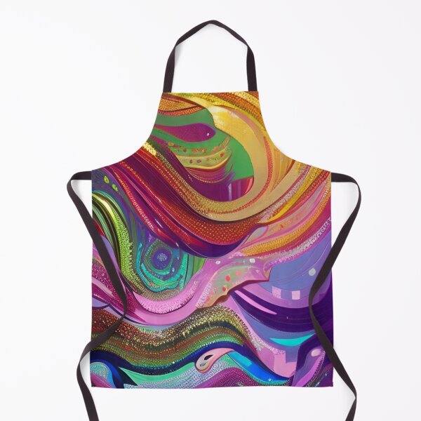 Item preview, Colorful Abstract Psychedelic Painted Pattern Design designed and sold by bandjdesigns.