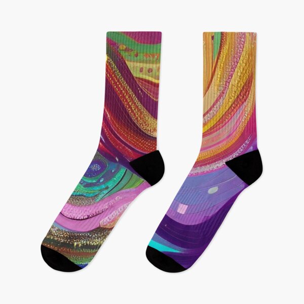 Item preview, Colorful Abstract Psychedelic Painted Pattern Design designed and sold by bandjdesigns.