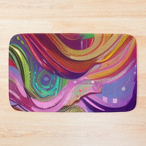 Item preview, Colorful Abstract Psychedelic Painted Pattern Design designed and sold by bandjdesigns.