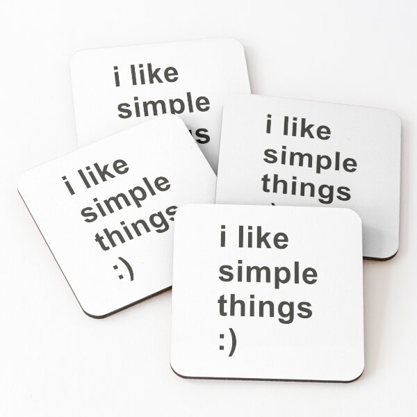 Item preview, I Like Simple Things  designed and sold by Liselotteape.