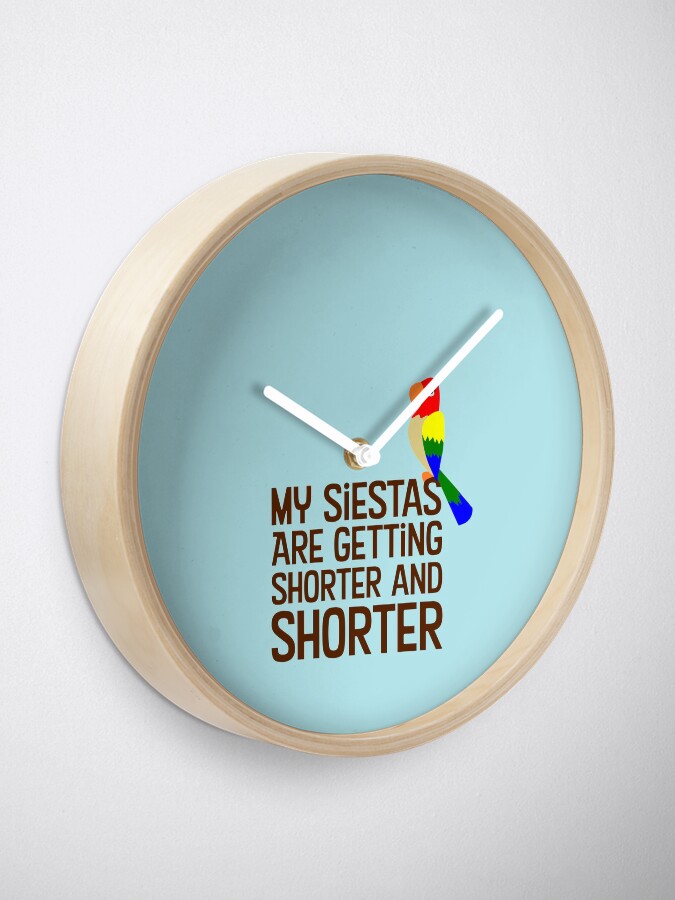 Alternate view of Tiki Room Siestas Clock