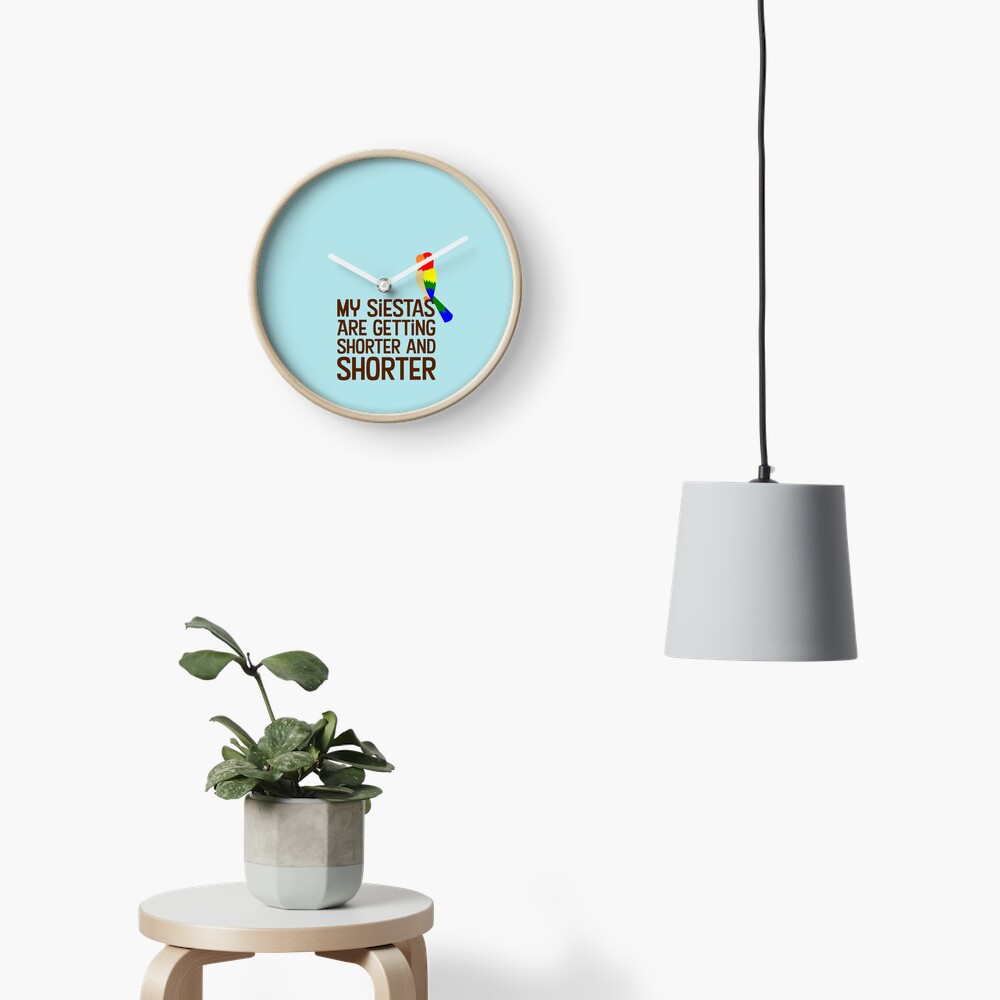 Tiki Room Siestas Clock