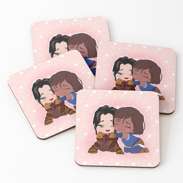 Item preview, CHIBI KORRASAMI (with background) designed and sold by LightCraffty.