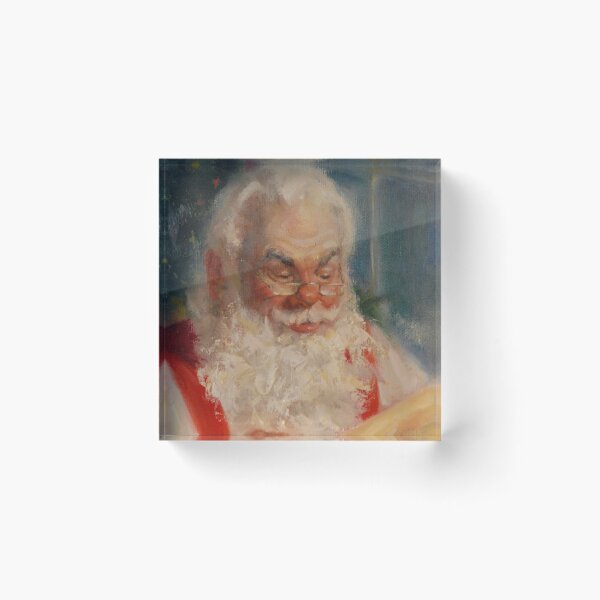 Item preview, Santa Checking It Twice designed and sold by RobertMcKayArt.