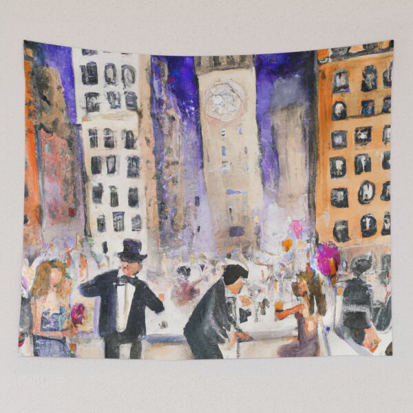 Item preview, New Year's Eve in the City designed and sold by Naomi Gutierrez Parrish.