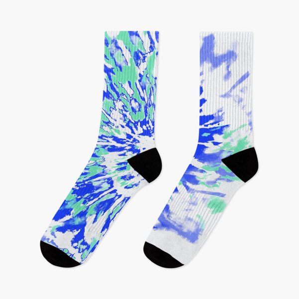 Item preview, Blue Green Paint Splatter Tie Dye designed and sold by TheCatmeow2000.