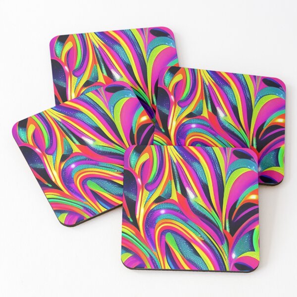 Item preview, Colorful Abstract Psychedelic Painted Pattern Design designed and sold by bandjdesigns.