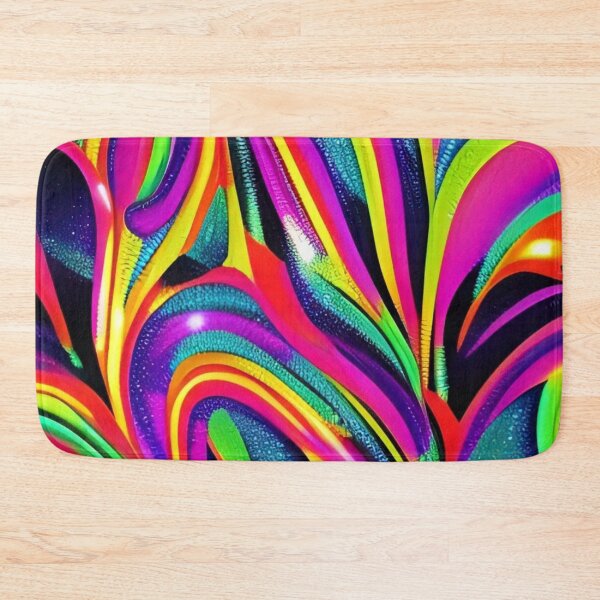 Item preview, Colorful Abstract Psychedelic Painted Pattern Design designed and sold by bandjdesigns.