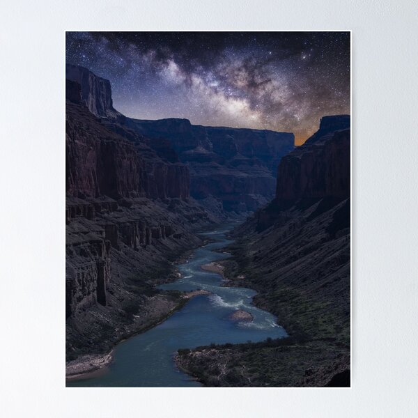 Item preview, night canyon view designed and sold by KrystinaBorer.