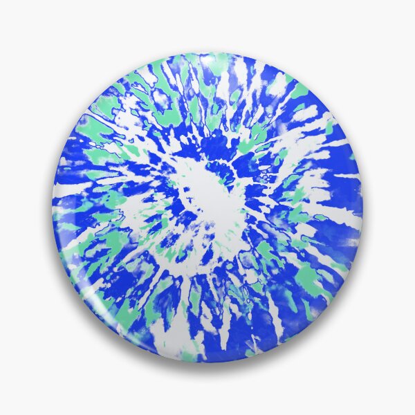 Item preview, Blue Green Paint Splatter Tie Dye designed and sold by TheCatmeow2000.