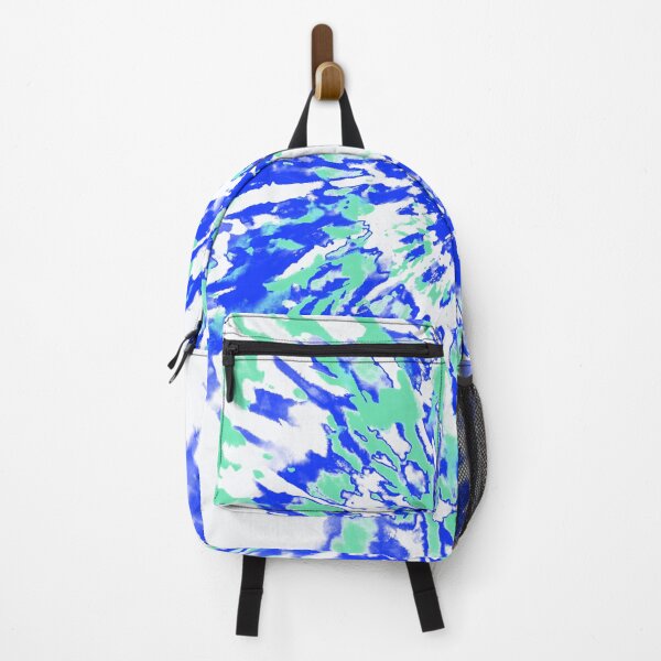 Item preview, Blue Green Paint Splatter Tie Dye designed and sold by TheCatmeow2000.