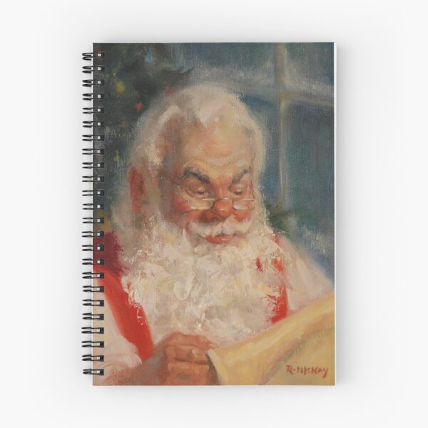 Item preview, Santa Checking It Twice designed and sold by RobertMcKayArt.
