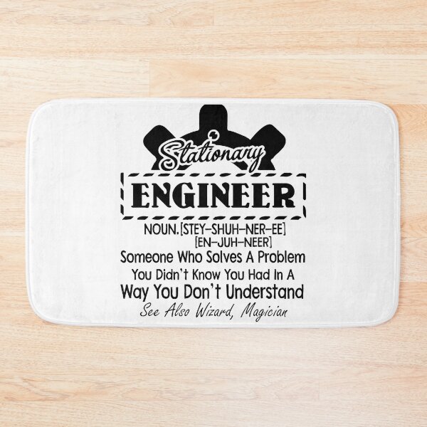 Item preview, Stationary Engineer Definition designed and sold by UnknownArtistt.
