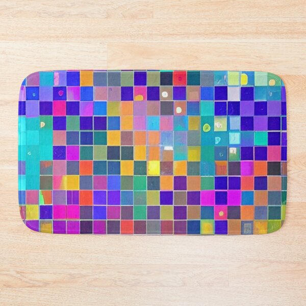 Item preview, Colorful Abstract Square Pattern Design designed and sold by bandjdesigns.