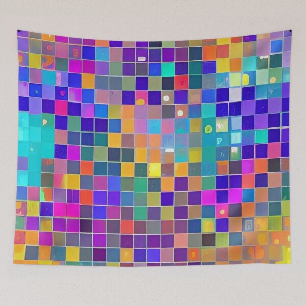 Item preview, Colorful Abstract Square Pattern Design designed and sold by bandjdesigns.