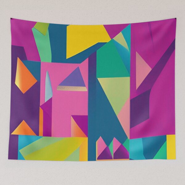 Item preview, Colorful Abstract Psychedelic Painted Pattern Design designed and sold by bandjdesigns.