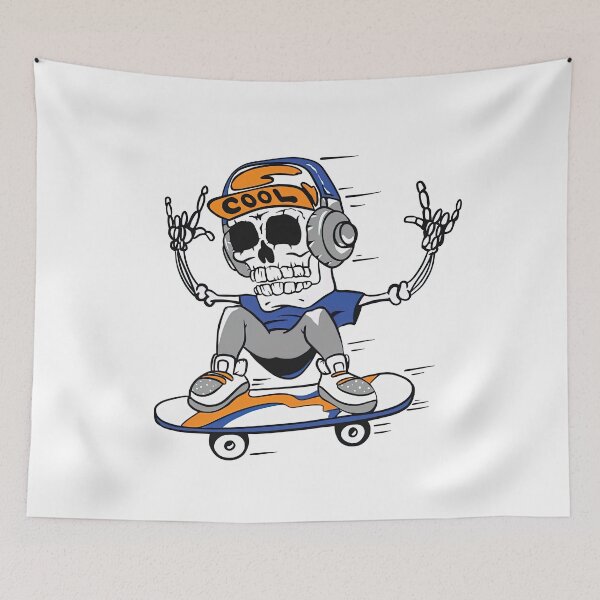Item preview, Skateboarding Skeleton Shirt, Thrashermagazine, The Berrics designed and sold by Skateboard-Art.