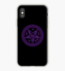 Tetragrammaton Sigil Dark Black iPhone Case