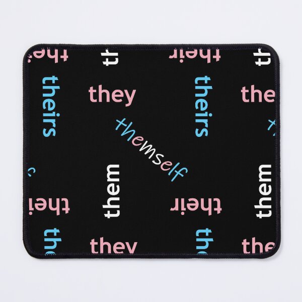 Item preview, They/Them Trans Pride Flag Pronouns designed and sold by Pyrolitheus.