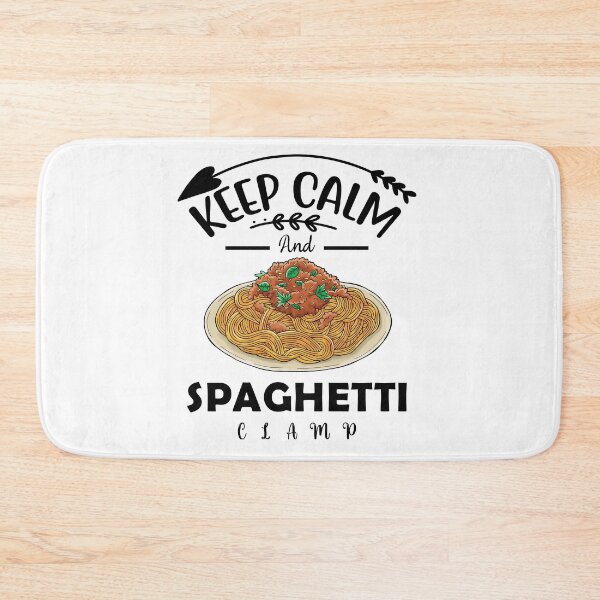 Item preview, keep calm and spaghetti clamp	 designed and sold by FROUZA Design.