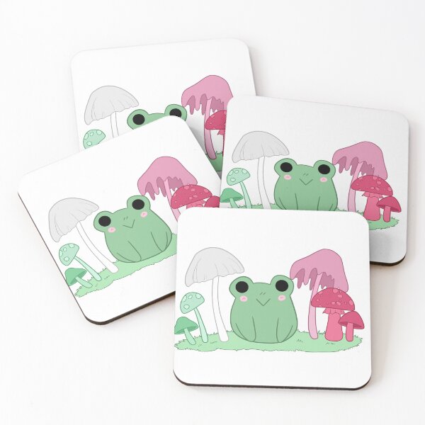 Item preview, Abrosexual frog and mushroom designed and sold by ArtbyRoseDragon.