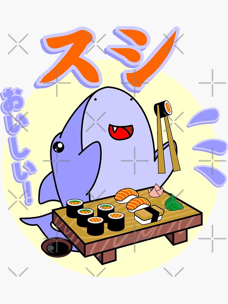 Kawaii Sushi Sticker Pack Sticker for Sale by ProjectX23