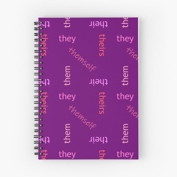 Item preview, They/Them Pink Pronouns designed and sold by Pyrolitheus.