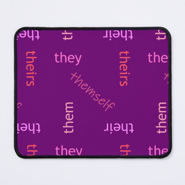 Item preview, They/Them Pink Pronouns designed and sold by Pyrolitheus.