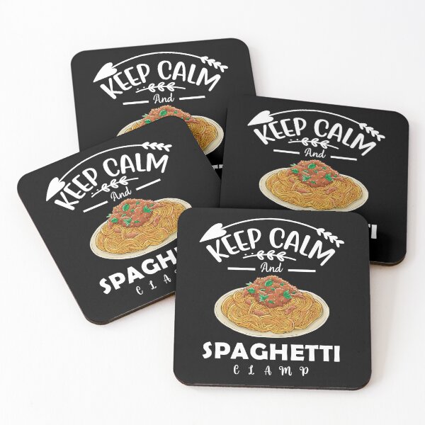 Item preview, keep calm and spaghetti clamp	 designed and sold by FROUZA Design.
