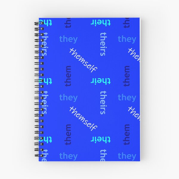 Item preview, They/Them Blue Pronouns designed and sold by Pyrolitheus.
