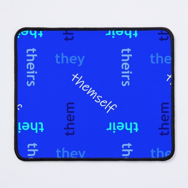 Item preview, They/Them Blue Pronouns designed and sold by Pyrolitheus.