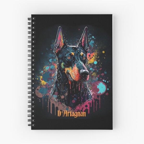 Artikelvorschau, Großer Hund Dobermann D'Artagnan entworfen und verkauft von PhiloSophyEye.