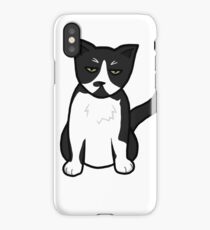 tuxedo cat iPhone Case