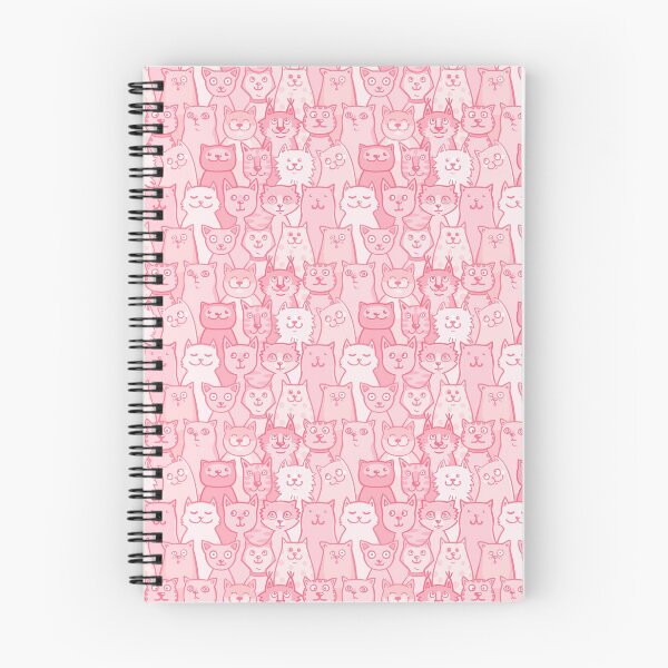 Item preview, Pink Cartoon Cats Print designed and sold by Magnetic Pajama.