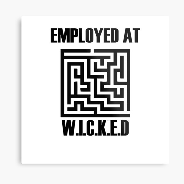 Wicked employee Metal Print