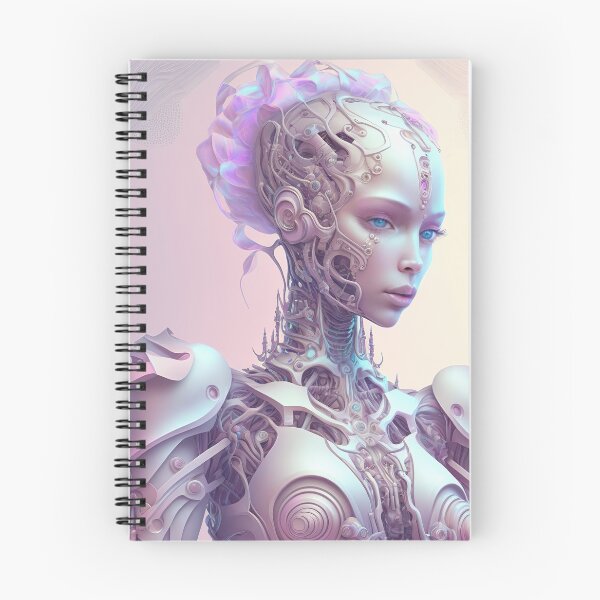 Item preview, Portrait in Pastel Colors of A Fractal Robot designed and sold by Daniel Leighton.