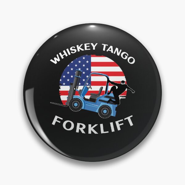 Item preview, Forklift Ninja, Whiskey Tango Forklift BW designed and sold by TeamsterLife.