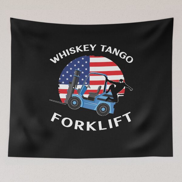 Item preview, Forklift Ninja, Whiskey Tango Forklift BW designed and sold by TeamsterLife.