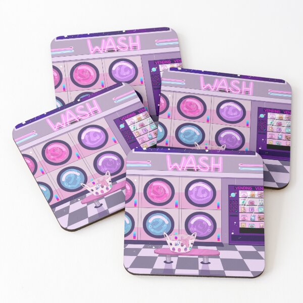 Item preview, Pink Neon Laundromat designed and sold by roseycosmic.