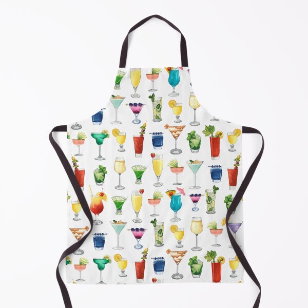 Item preview, Vivid Watercolor Cocktail Pattern designed and sold by CrossVersion.