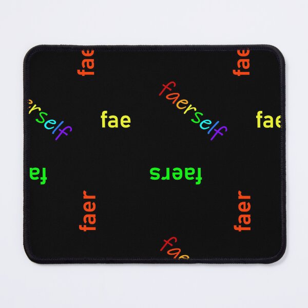 Item preview, Fae/Faer Rrainbow Pronouns designed and sold by Pyrolitheus.