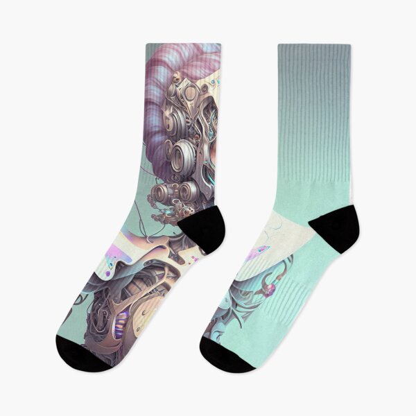 Item preview, Portrait in Pastel Colors of A Fractal Robot designed and sold by Daniel Leighton.