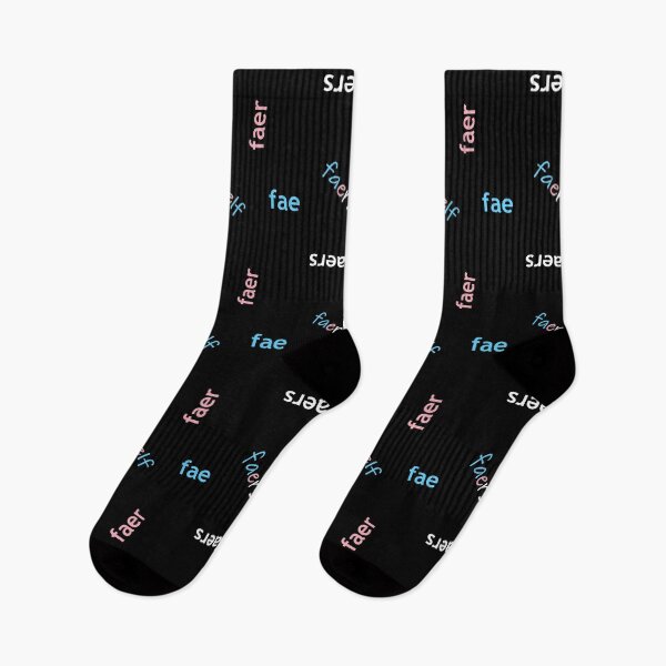 Item preview, Fae/Faer Trans Pride Flag Pronouns designed and sold by Pyrolitheus.