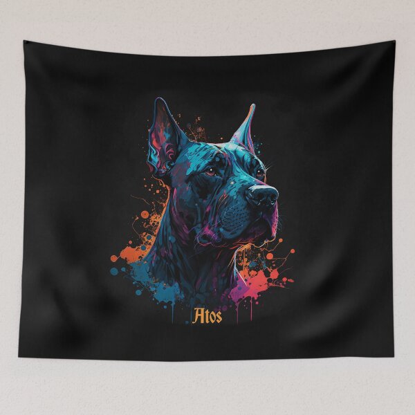 Item preview, Gran perro gran danés Atos designed and sold by PhiloSophyEye.