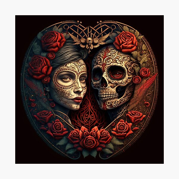 Item preview, Valentine's Day of the Dead #2 designed and sold by FreeBot99.