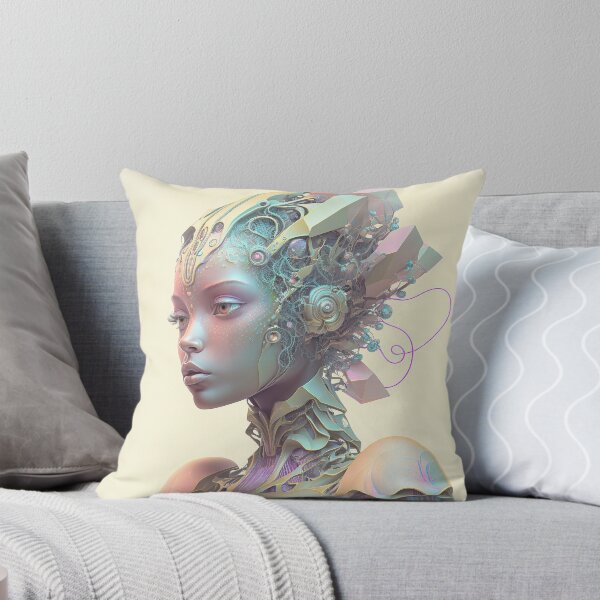 Item preview, Portrait in Pastel Colors of A Fractal Robot designed and sold by Daniel Leighton.