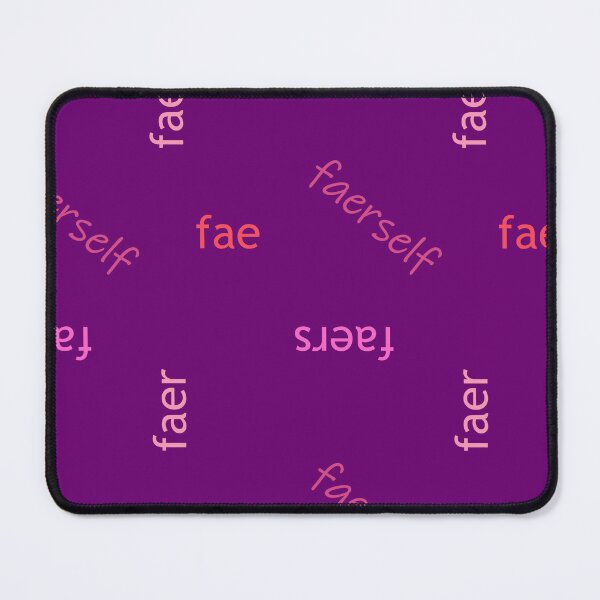 Item preview, Fae/Faer Pink Pronouns designed and sold by Pyrolitheus.