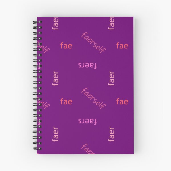 Item preview, Fae/Faer Pink Pronouns designed and sold by Pyrolitheus.