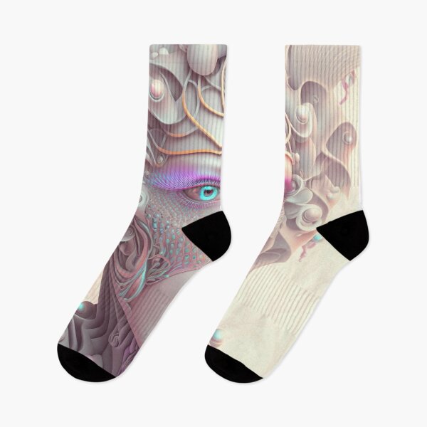 Item preview, Portrait in Pastel Colors of A Fractal Robot designed and sold by Daniel Leighton.