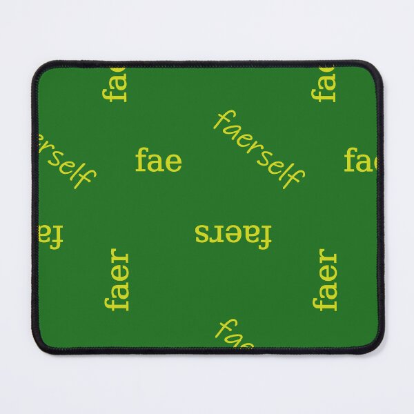 Item preview, Fae/Faer Green Pronouns designed and sold by Pyrolitheus.